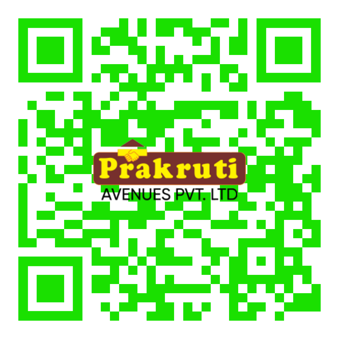 QR Code for Prakruti Avenues Website